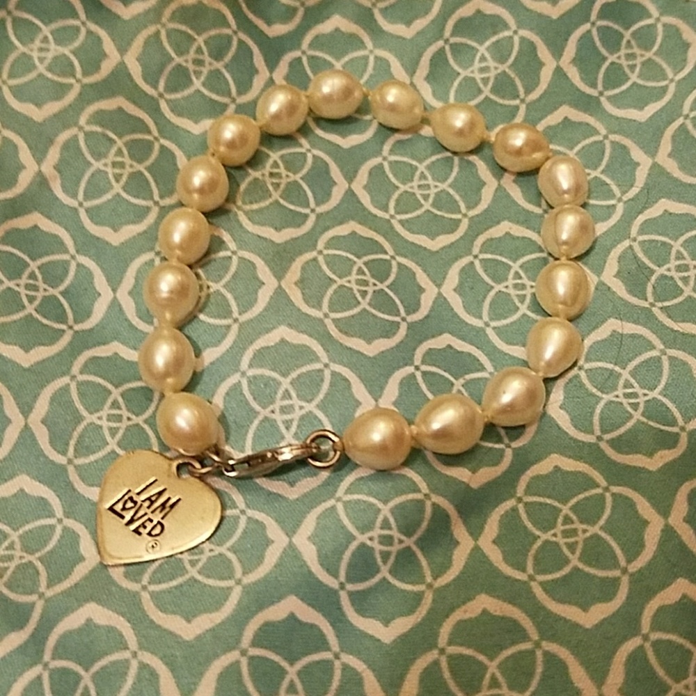Helzberg diamonds pearl bracelet